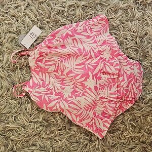 NWT Gap 2 piece Pink & White Summer Dress